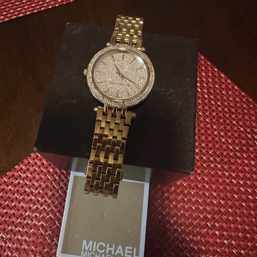 Michael Kors Sparkling Gold Watch